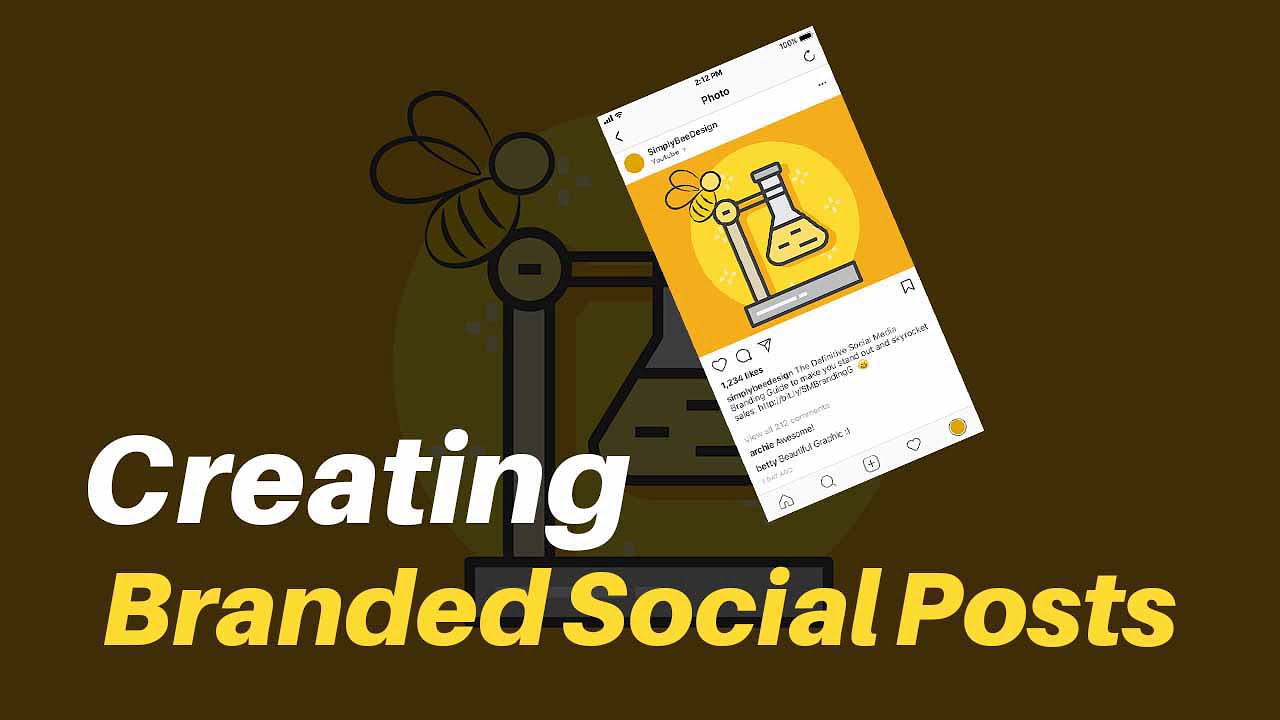 How to Create a Branded Social Post in Photoshop, A Tutorial