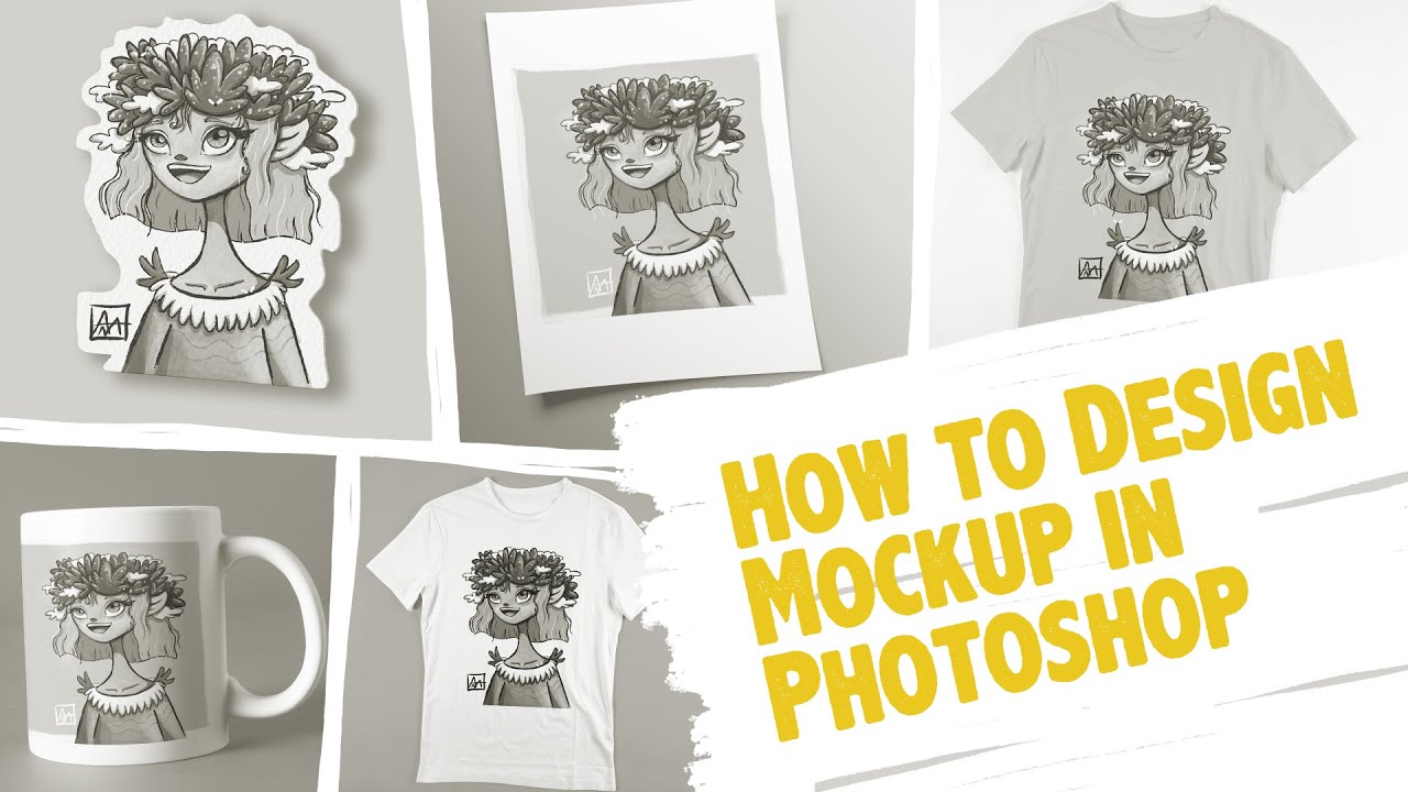 How to Design Mockup in Photoshop | Adobe Photoshop Tutorial