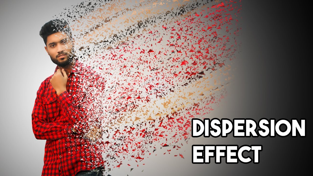 Dispersion Effect|Photoshop Tutorial|How to make Dispersion Effect