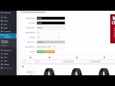 AffiliCompare Review Demo - Product Comparison Table WordPress Plugin