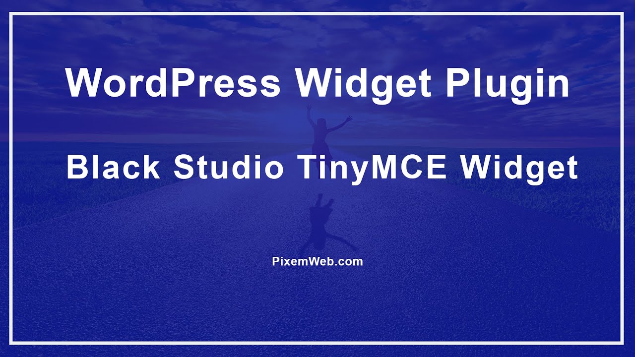 Black Studio TinyMCE Widget - WordPress Widget Plugin