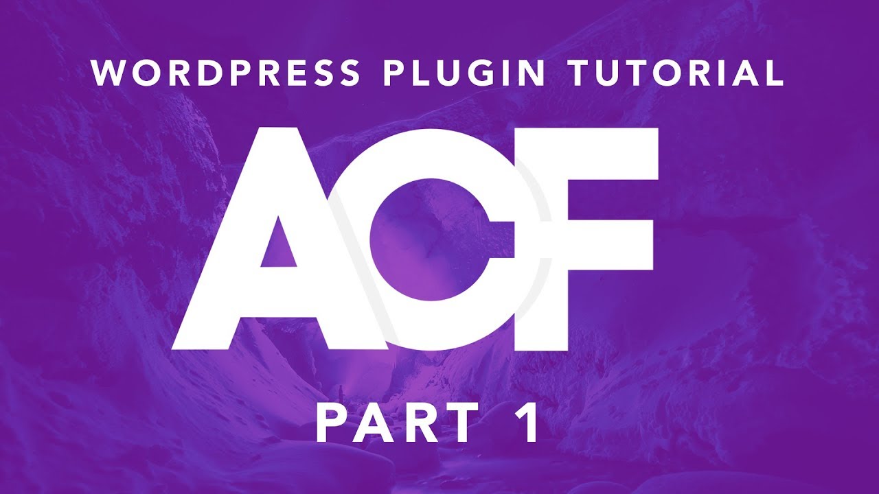 Building Websites With WordPress: ACF Plugin Part 1 - Basic Fields