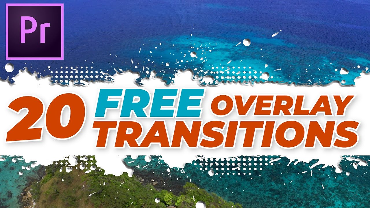 20 FREE Overlay transitions #21-40 + Premiere Pro tutorial