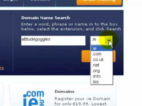 Build My Own Website With A Shopping Cart - Domain Name and Web Hosting - Video 4