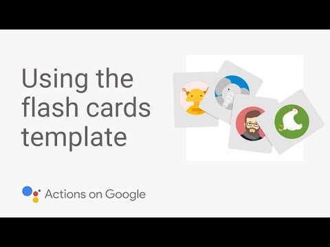Build a Flash Card App for the Google Assistant with No Code - Template Tutorial #1