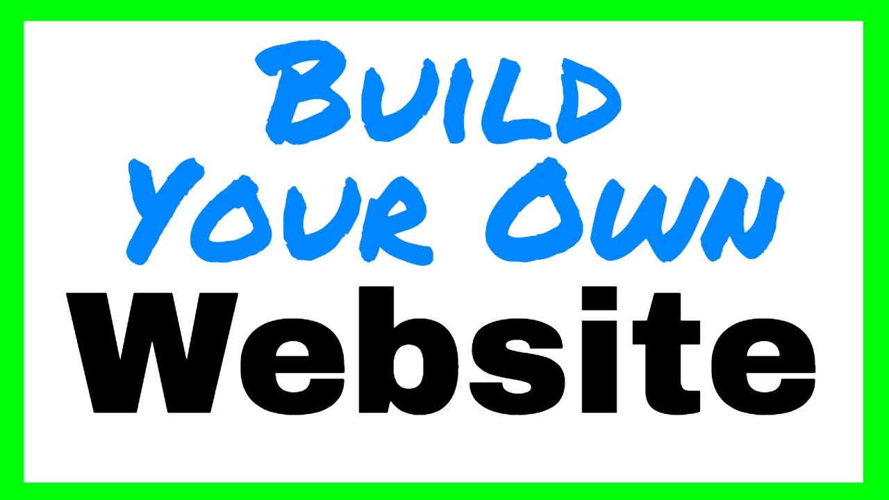 HTML TUTORIAL - Build Your Own Website