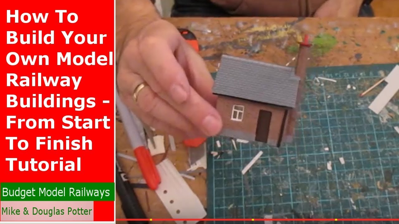 How To Scratch Build Your Own Model Railway Buildings - From Start To Finish {COMPLETE TUTORIAL}