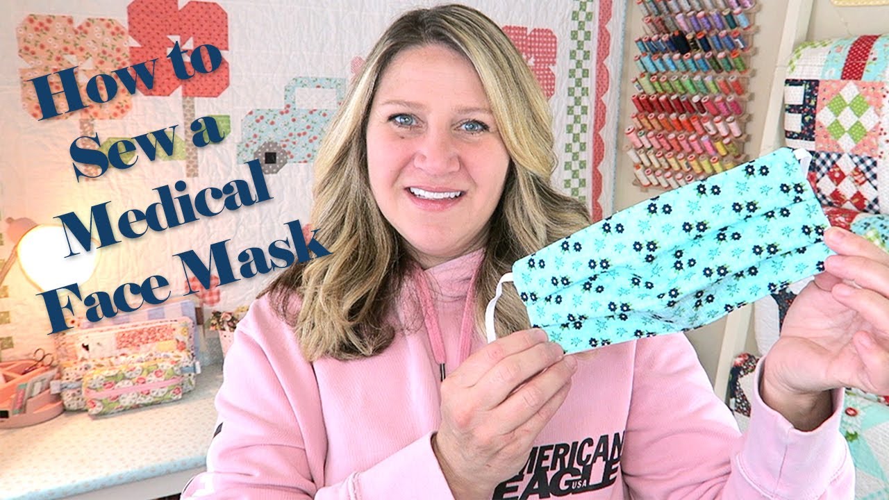 How to SEW a Medical FACE MASK // TUTORIAL