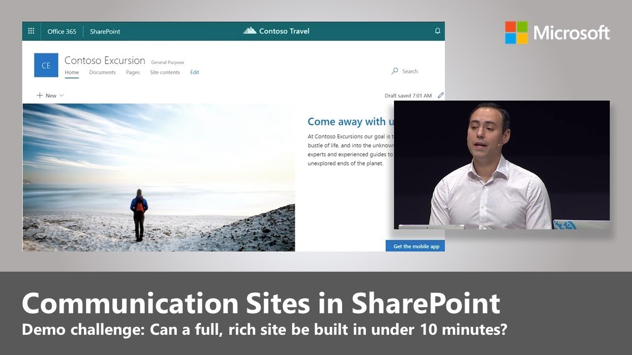New Communication Sites in SharePoint: How to build an impactful site in under 10 minutes