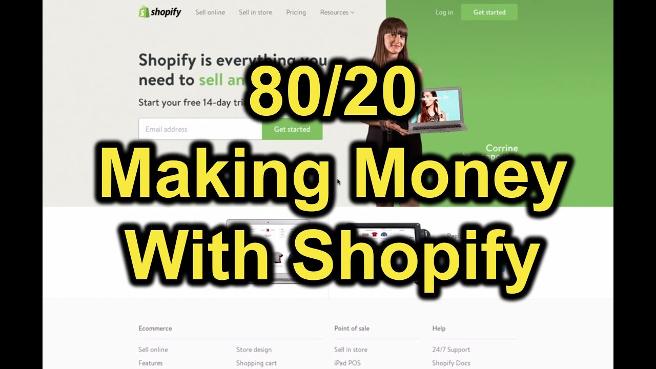 Setting up Shopify Store | How To Build Your Own Ecommerce Site & Online Store with Shopify (80/20)