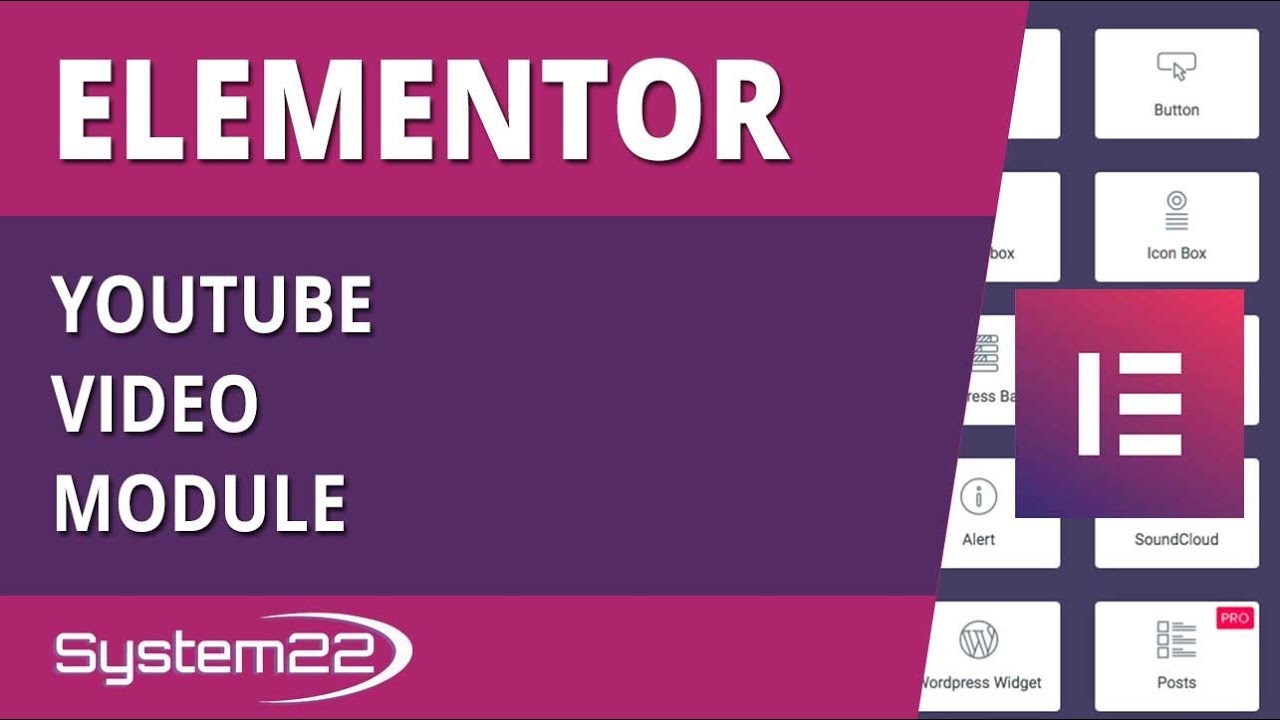 Elementor WordPress Plugin YouTube Video Module