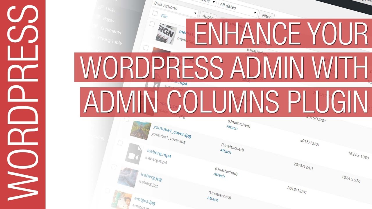 Enhance and Improve your Wordpress Admin with Admin Columns Plugin