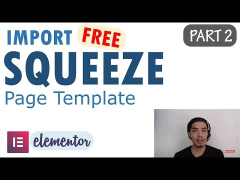 Free Squeeze Page! [Elementor Plugin Part 2]