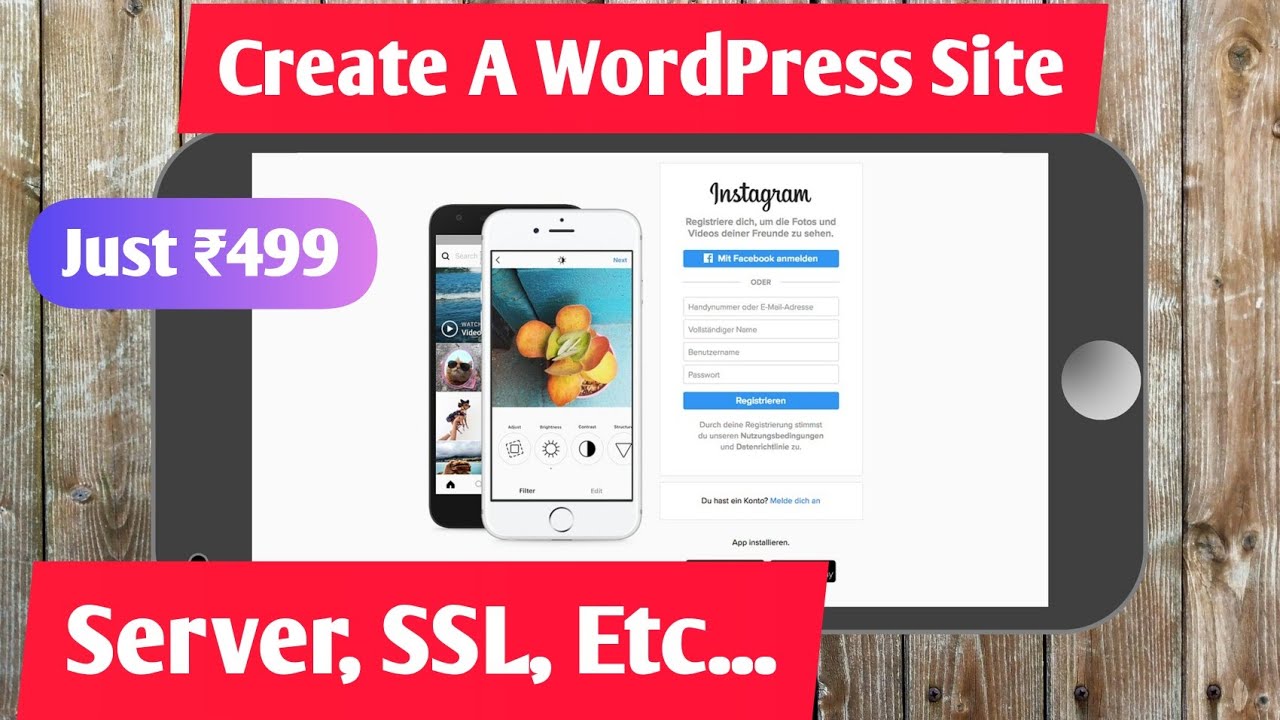 Free Wordpress Hosting + SSL + Server  ₹499 For 1 Year