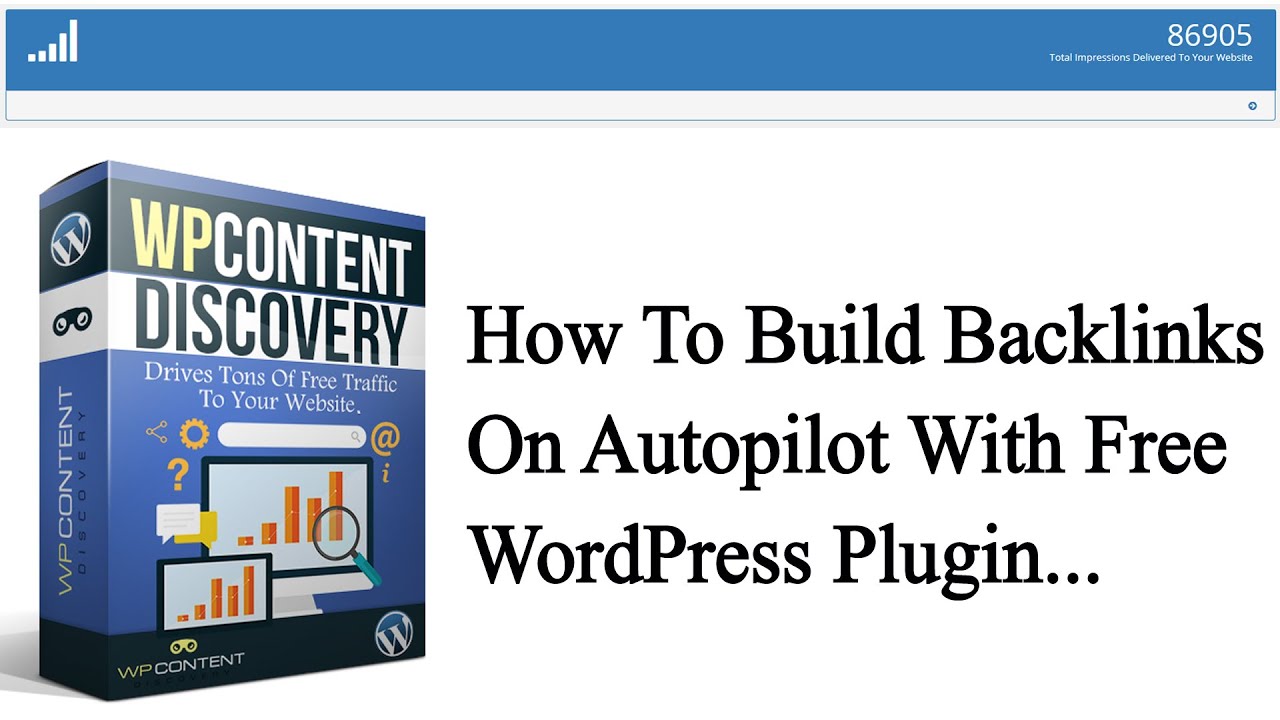 How To Build Backlinks On Autopilot With Free WordPress Plugin
