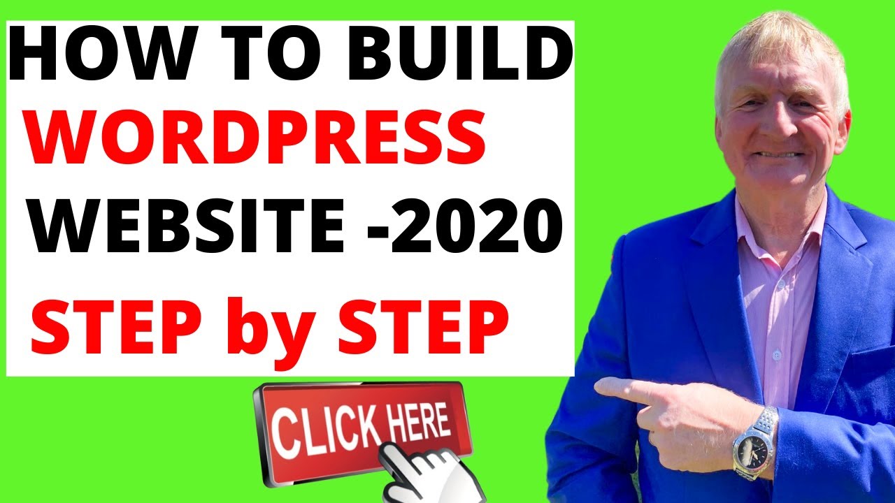 How To Build a Wordpress Website in 2020 | Create A Wordpress Website