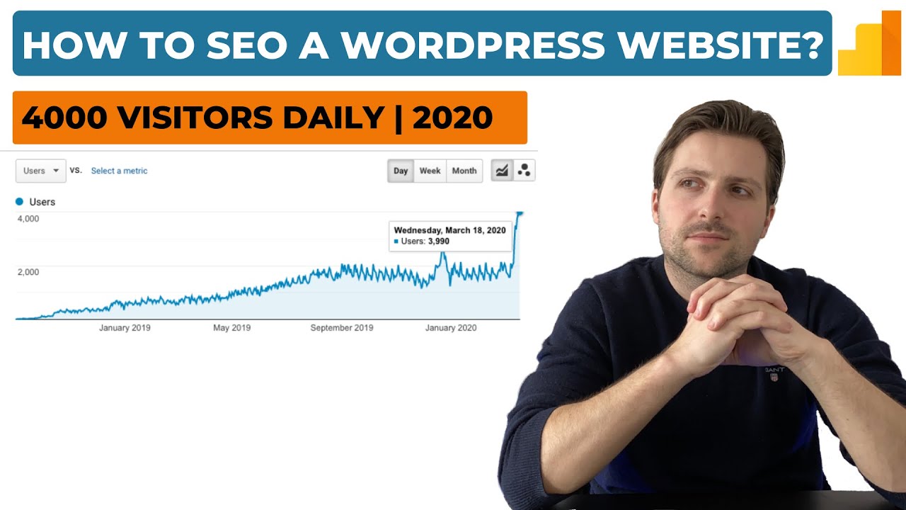 How To SEO A WordPress Website (2020) | 4000 daily visitors (example)
