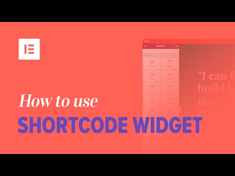 How to Add Shortcode in WordPress with Elementor Page Builder