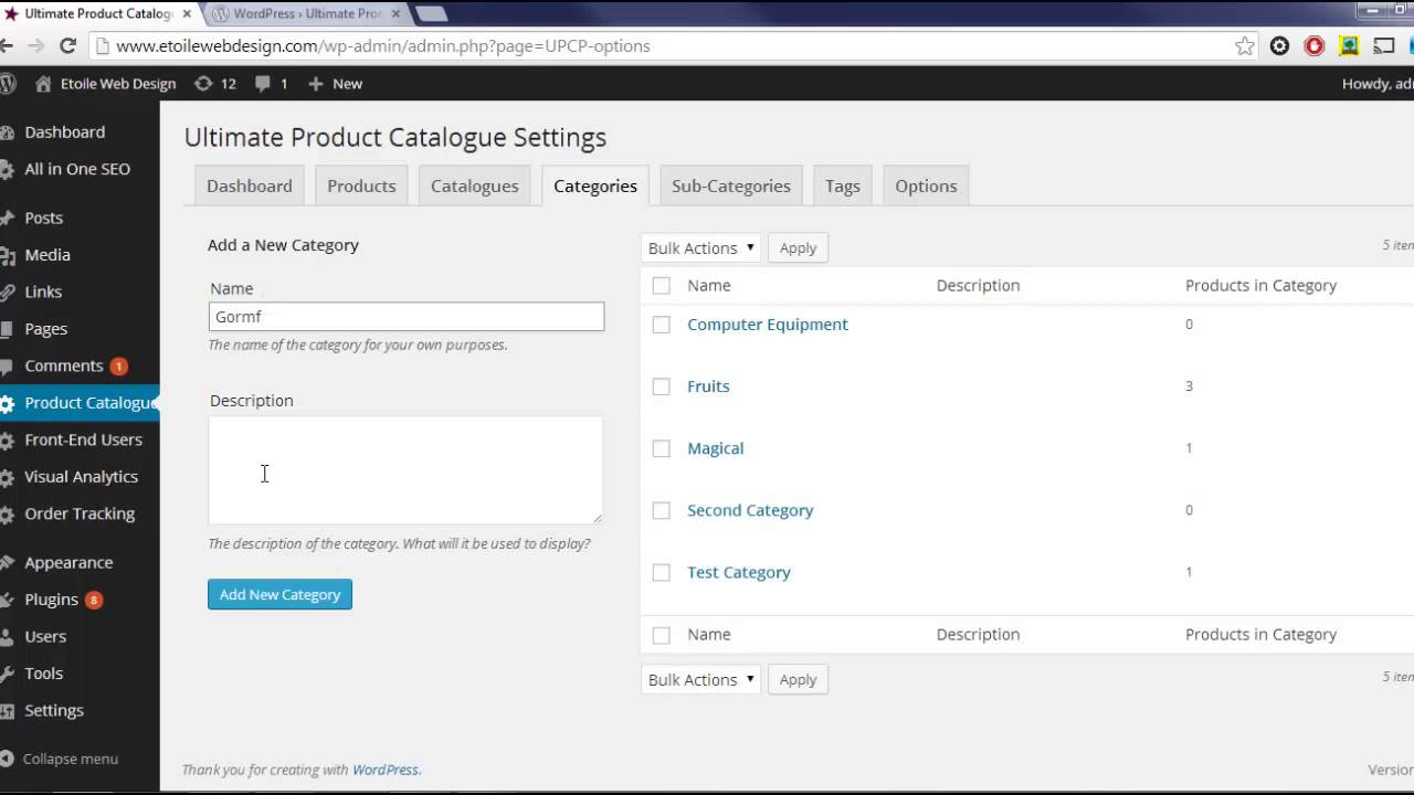 How to Use the Ultimate Product Catalog Plugin Part 1