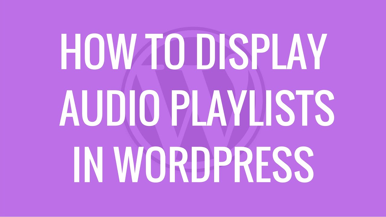 How to display audio playlists using AudioIgniter WordPress plugin