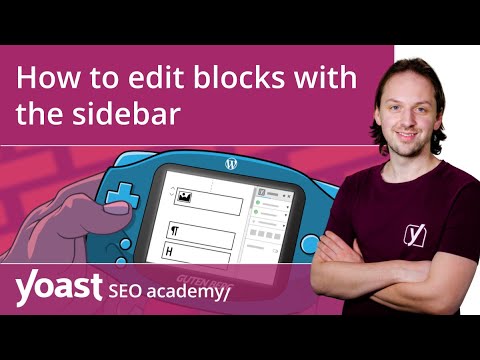How to edit blocks with the sidebar in the WordPress block editor | Block editor training