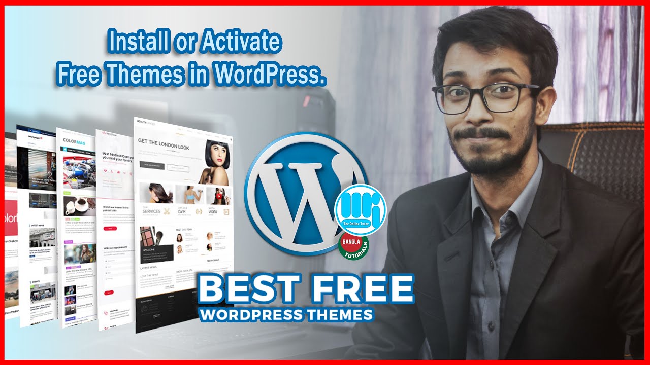 Install and Active free themes in WordPress.