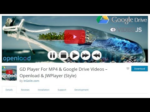 JW Player Google Drive Videos with  Subtitles - WordPress Plugin 100% Free