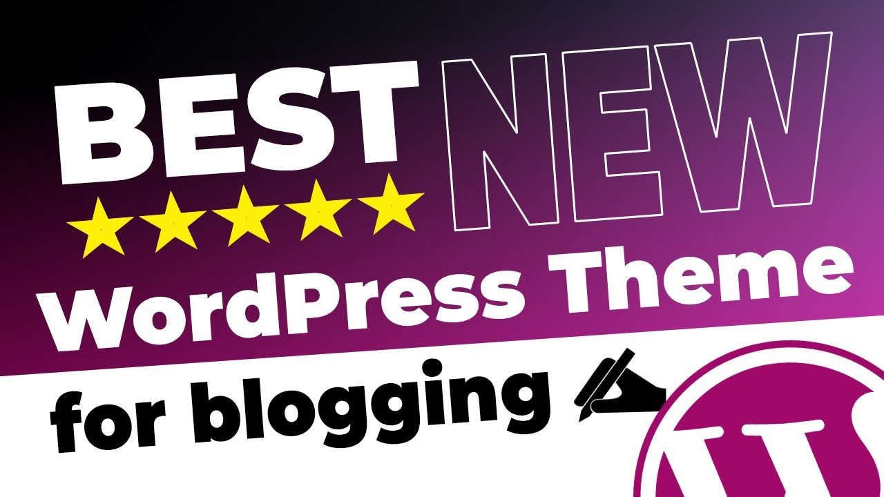 NEW Best Free WordPress Theme for a Blog Demo and Review (Episode 1)