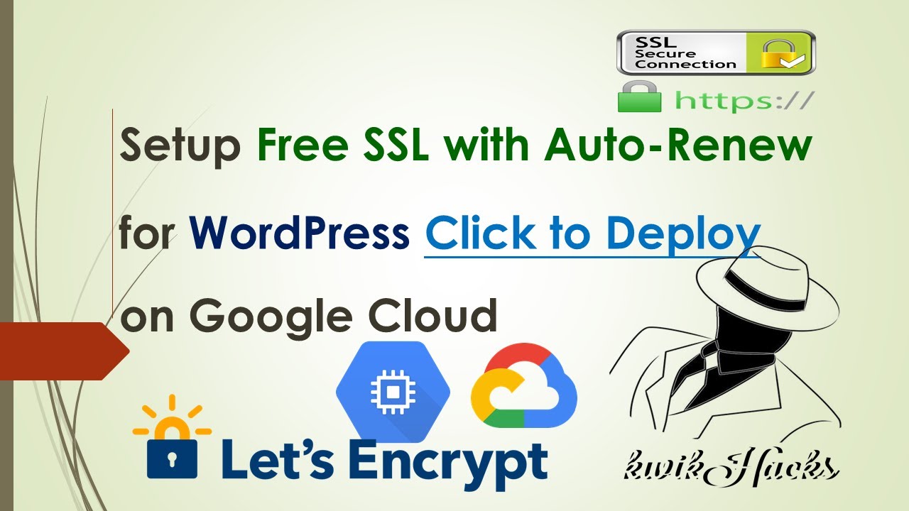 SETUP FREE SSL WITH AUTO RENEW – WORDPRESS CLICK TO DEPLOY