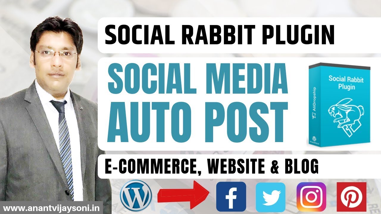 Social Media Auto Post Plugin for WordPress Websites & Blog - Social Rabbit Plugin Review - Hindi