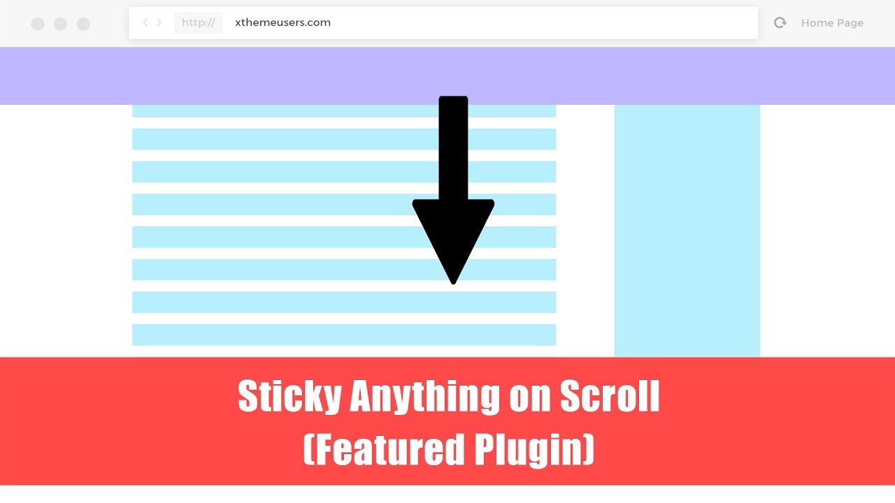 Sticky Anything on Scroll (Featured Plugin)
