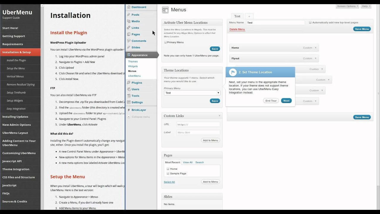 UberMenu - WordPress Mega Menu Plugin Tutorial 1: Installation and Setup