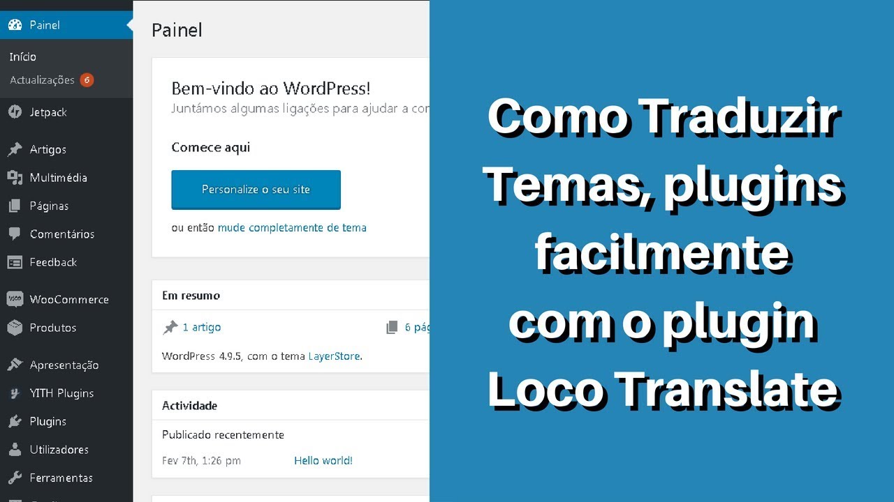 Veja como Traduzir temas wordpress facilmente com plugin Loco Translate