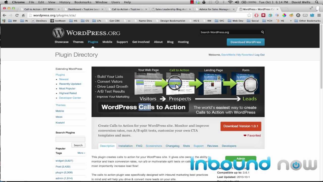 WordPress Calls to Action Plugin