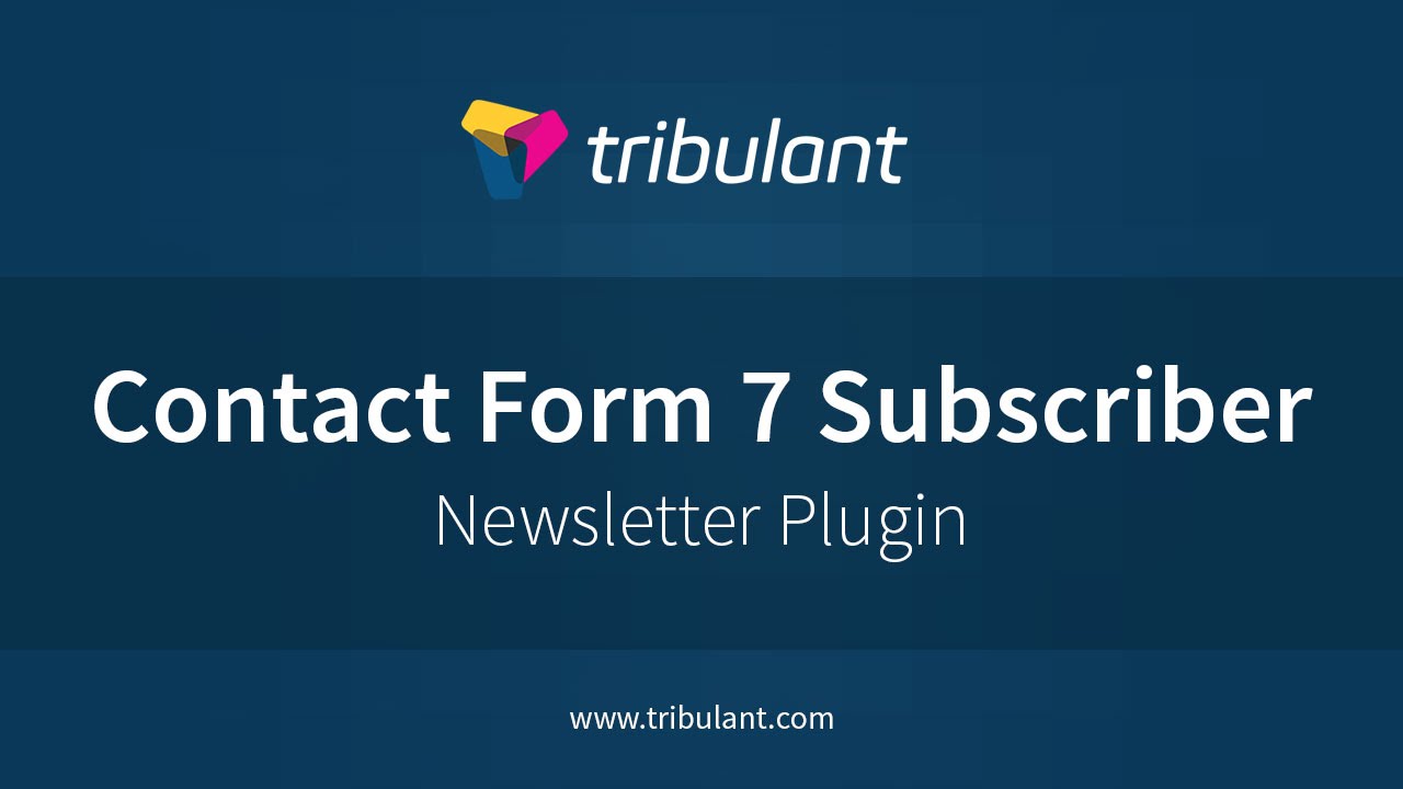 WordPress Newsletter plugin - Contact Form 7 subscribers