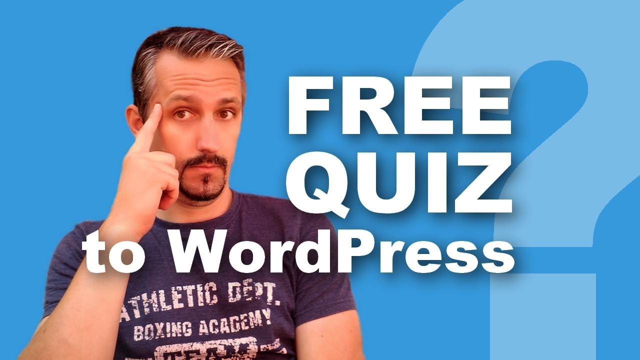 how to create quiz in wordpress free