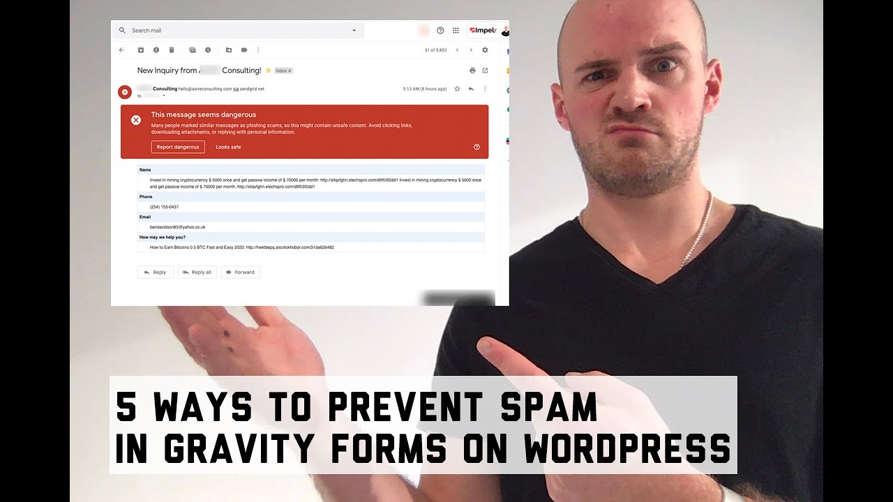 Wordpress CMS: 5 Ways to Prevent Spam in Gravity Forms (2020)