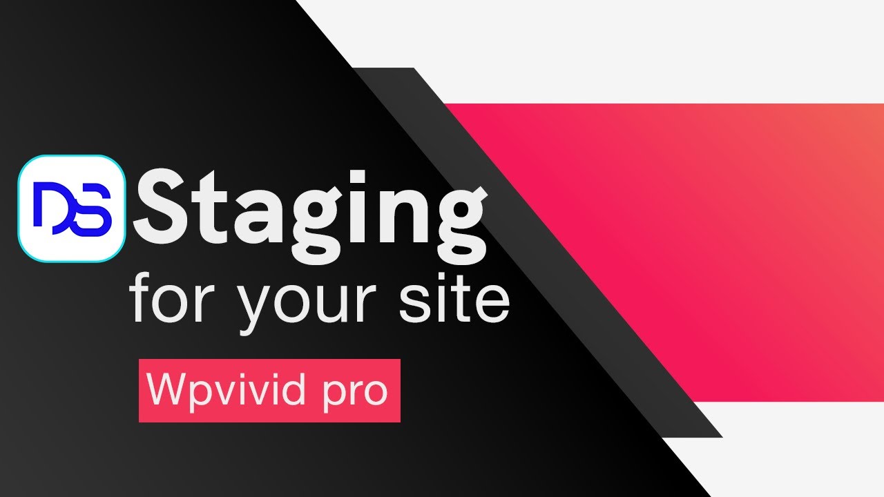 Wordpress staging setup and copy to live site - with WpVivid pro plugin