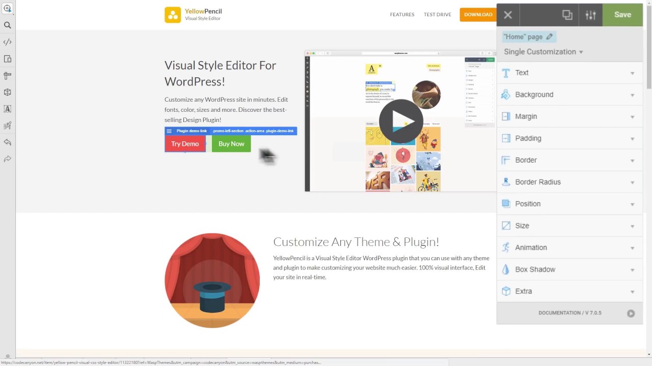 YellowPencil WordPress Plugin - Tutorial