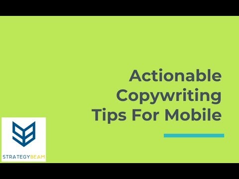 Actionable SEO Copywriting Tips For Mobile