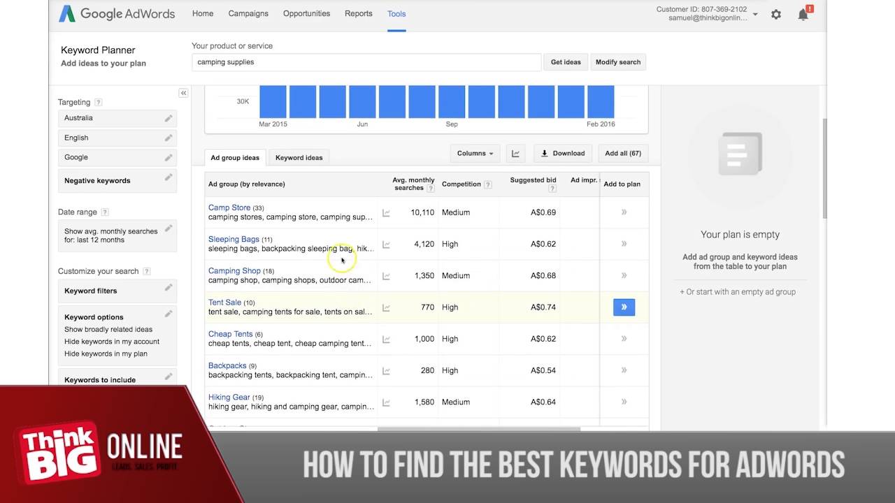 How To Find The Best Keywords For Adwords And SEO