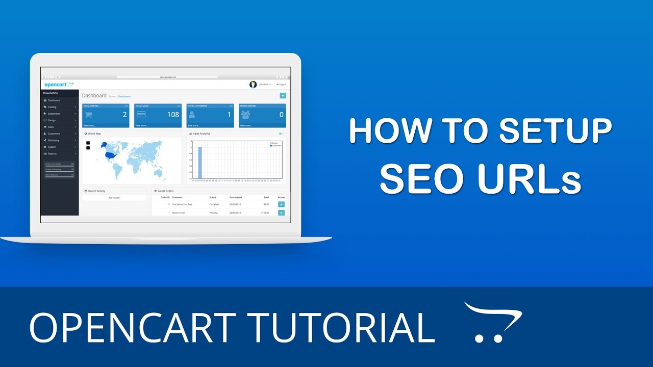 How to Set up SEO URLs in OpenCart 3.x