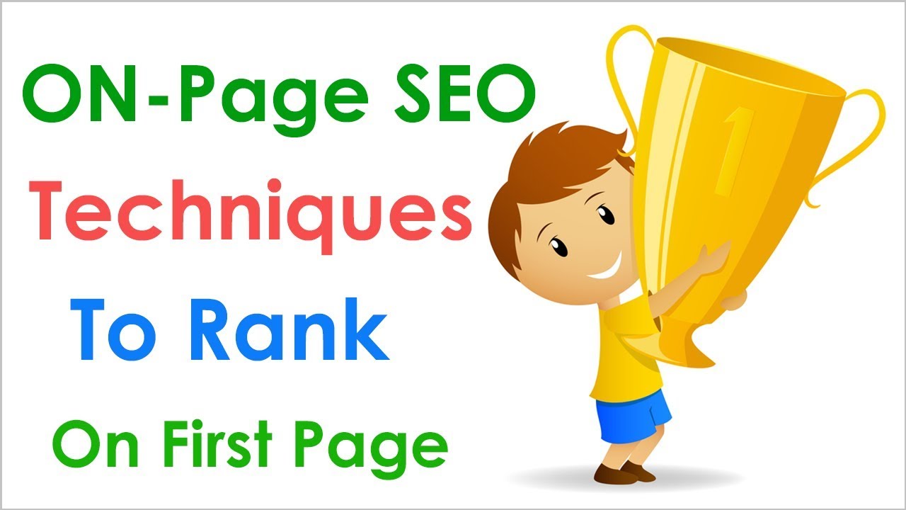 On Page SEO Techniques 2017 | Rank On First Page | Search Engine Optimisation