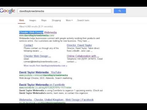 Optimising how your website appears on a Google search result