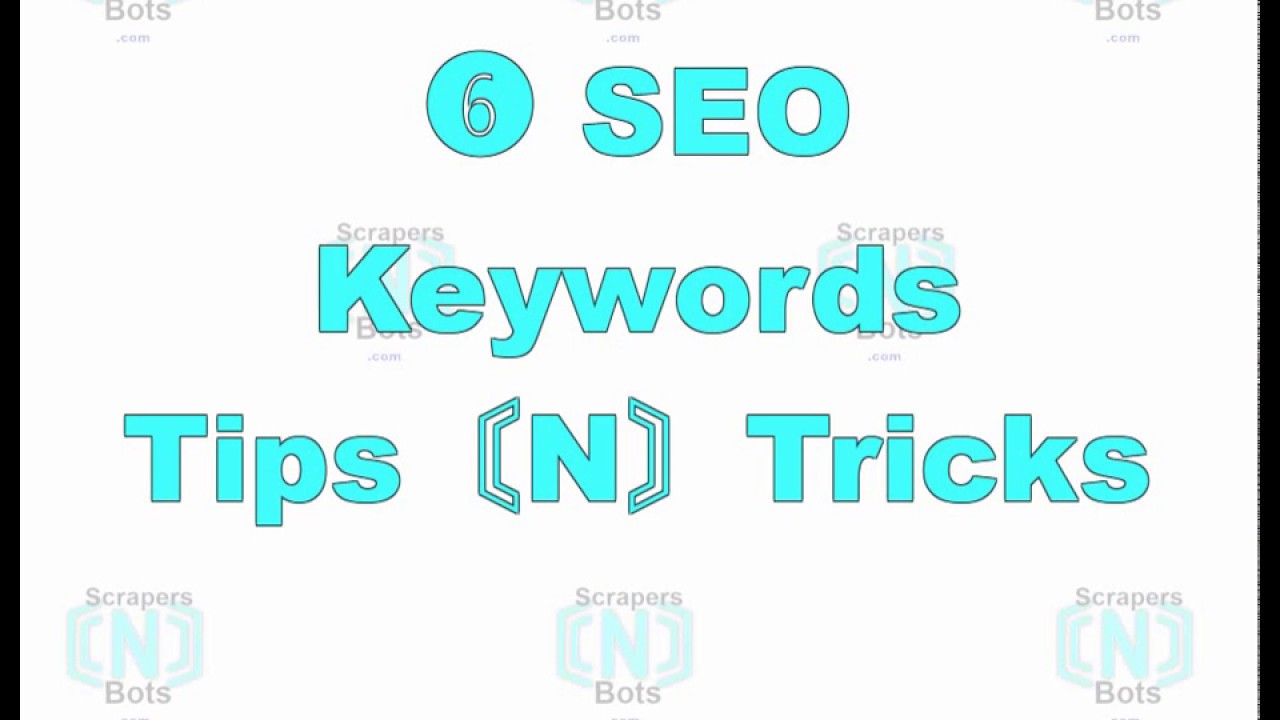 SEO Keywords Tips Tricks Best Practices with SEO Keywords