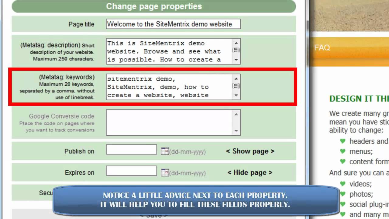 SEO Tips: How to improve your Google ranking with SiteMentrix website