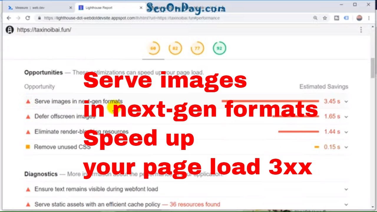 [SEO Tips]3.How to Serve Images in Next Gen Formats with Resmush.it image optimizer