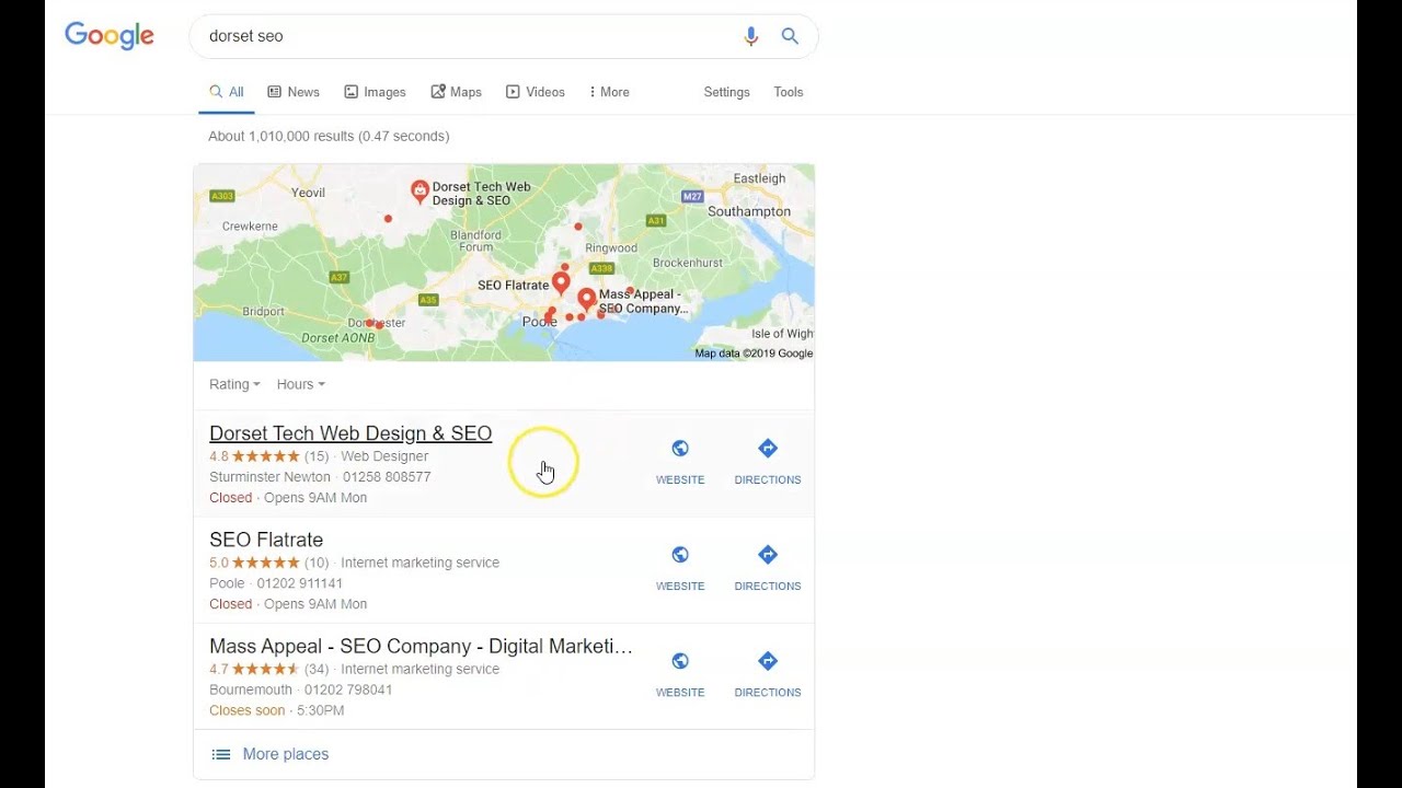 Super SEO Tips: Get to the top of Google in 3 days - Not Click-bait! Real Map 3-Pack
