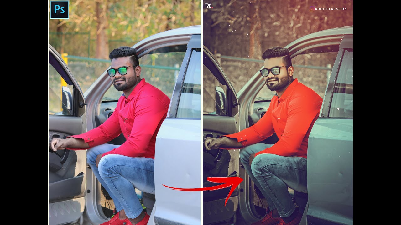 Brown Moody Effect Photo Editing | Photoshop Tutorial | Moody & Brown effect | Rohith Creation