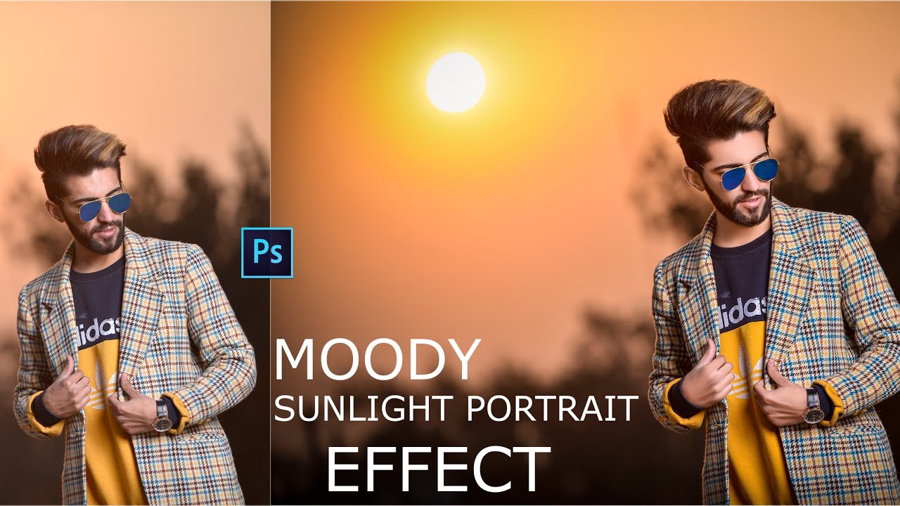 How To Edit Moody Sunlight Portrait Effect in Photoshop Tutorial |2020| JIJ EDITZ | (Haji NewTon)